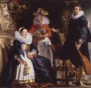 Jacob Jordaens The Family of the Arist (mk08) china oil painting reproduction